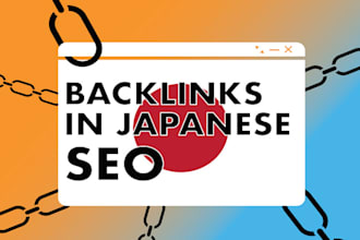 boost japanese SEO ranking with high authority da90 jp backlinks