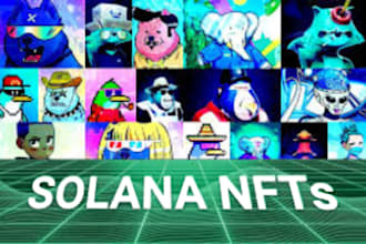 do nft mint collection smart contract on solana blast ethereum