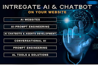 build and integrate, ai websites, ai agent, custom chatbot, ai saas