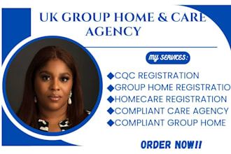 register and setup your UK group home, care agency and compliant cqc documents