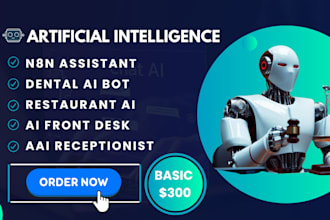 ai receptionist for clinics, restaurants with automated booking system