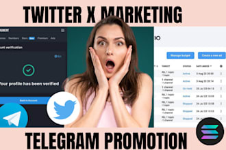 telegram ads twitter x marketing hit 70m investor 100x solana memecoin promotion