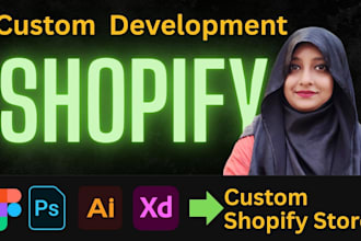 convert figma PSD xd ai sketch to shopify, custom shopify development