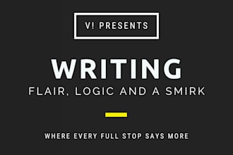 craft creative, persuasive and eloquent content with wit