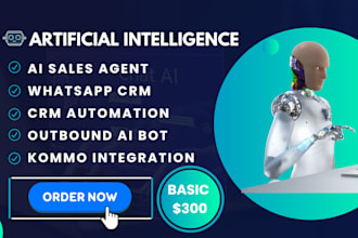 integrate retell, whatsapp with kommo CRM, ai outbound sales virtual agent