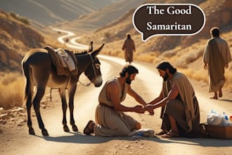 do christian children story book illustrations, bible children book illustration