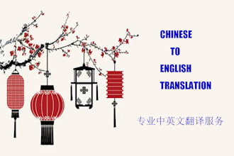 do chinese to english translation