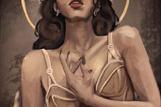 do a portrait in realistic or stylized style