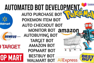 auto purchase bot, auto checkout bot, popmart bot, shopping bot, pokemon bot