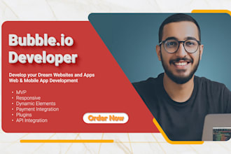 build mvps, saas, marketplaces and booking apps expert bubble io developer