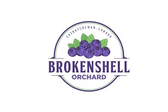 design custom awesome berry orchard logo