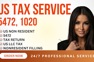 file irs form 5472 and 1120 for your US llc as a non resident