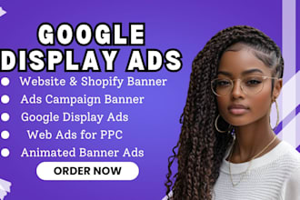 design google display ads social media post web banner web banner adwords