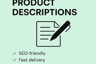 write engaging and persuasive product descriptions that sell