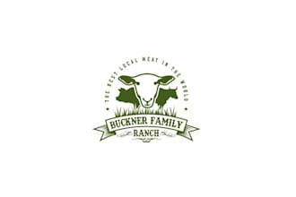 design artwork buckner family ranch logo