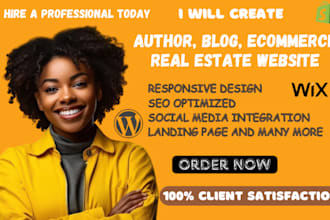 design ecommerce, ebook author website design, real estate website redesign blog