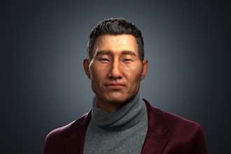 create realistic 3d metahuman characters for games and  animation