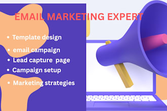 be your email marketing campaign expert on klaviyo, getresponse, and shopify