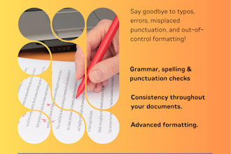 proofread documents for you in english and portuguese