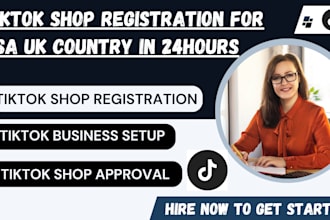 create tiktok shop for any country, tiktok shop creation for US and USA resident