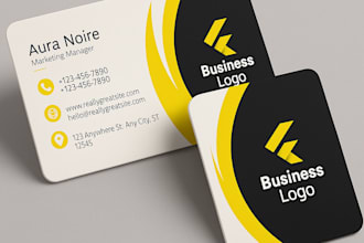 design a professional and modern business card