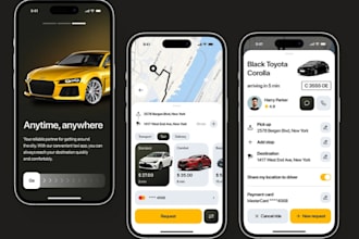 develop rideshare app taxi booking app limousine app chaffeur app uber app