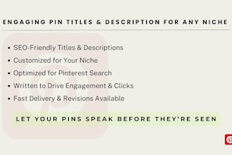 write engaging pinterest pin titles and descriptions