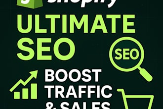do shopify SEO to increase traffic and ecommerce sales drastically