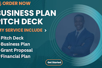 write business plan pitch deck for investor, startups, grant proposal