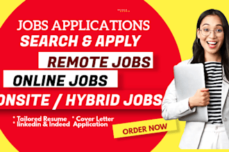 search and apply for remote jobs, online jobs, and hybrid jobs application