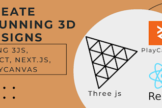 make a 3d product configurator using three js or playcanvas