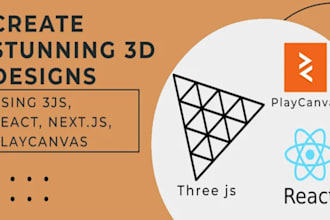 make a 3d product configurator using three js or playcanvas
