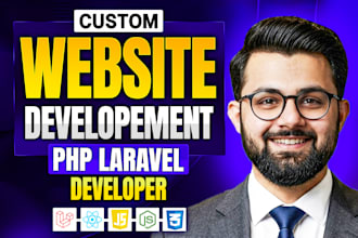 build custom ai ready website with laravel, nextjs or wordpress