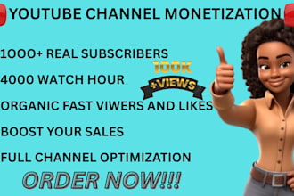 do fast youtube channel promotion complete USA monetization organic subscription