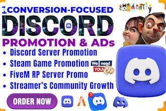do discord server promotion steam game promo fivem server dayz server mass dm