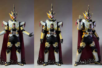 custom 3d cosplay model 3d armor cosplay props 3d print wearable cosplay design