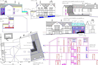 draw professional UK planning permission drawings for council approval