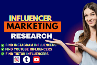 research best instagram influencer, youtube and tiktok influencer email list