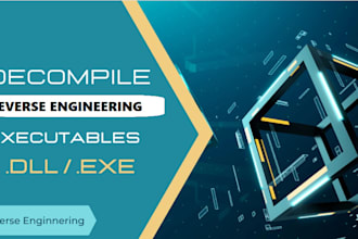 reverse engineer dll, games or any software application for analysis improvement