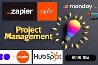 business processes  zoho crm monday com zapier solutions ai driven automation