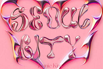 make 3d metallic logo