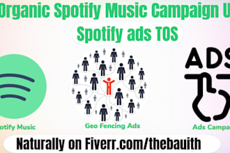 do viral spotify track music campaign to 500k people using spotify ads tos