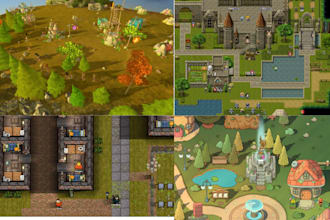 develop unity 2d game platformer, rpg game, endless runner, puzzle, idle game