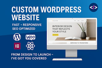 build, rebuild, design, and develop a wordpress website
