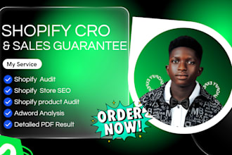 increase the conversion rate of your shopify store cro audit cro sales shopify
