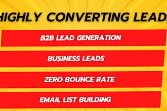 do bulk b2b lead generation GEO targeted prospect email list icp lead list