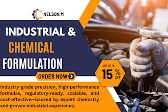 formulate industrial and chemical, paint, polymer and  product developments