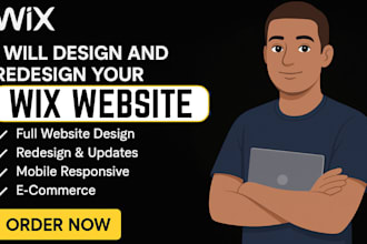 design or redesign a professional wix website or wix studio site