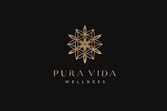 design upscale zen wellness center logo