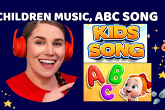 sing learning kids educational song for your youtube videos, jingle podcast